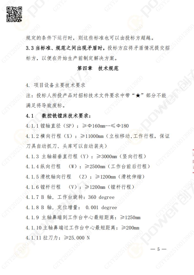 苏州ag旗舰厅矿山设备有限公司数控铣镗床（进口落地）招标公告(图5)